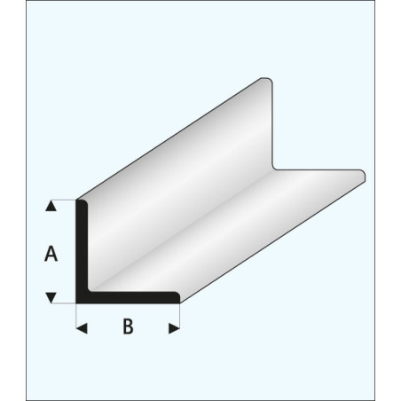 HM PLASTIC ANGLE 3*3*330 mm (120) MAQUETT