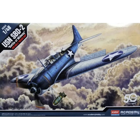 ACADEMY 1/48 USN SBD-2 "BATTLE OF MIDWAY" (12335)